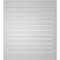 Ekena Millwork Vertical Surface Mount PVC Gable Vent: Functional, w/ 2"W x 1-1/2"P Brickmould Frame, 34"W x 38"H GVPVE34X3802SF - alternate 5